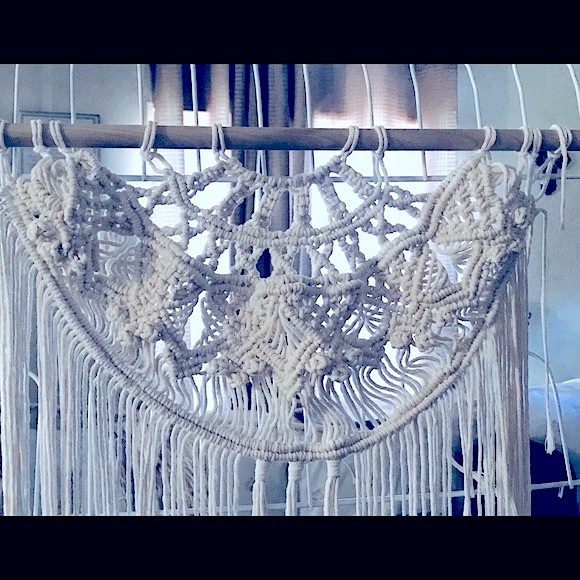 🌟HOST PICK🌟New Soul Embellish Handmade Bohemian Macrame Medallion Home Decor - Picture 6 of 16